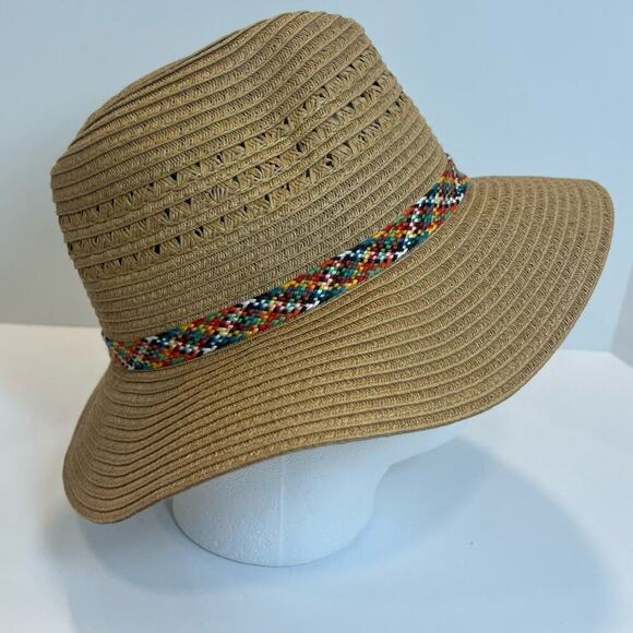 Eddie Bauer Panama Packable Straw Hat, Multicolor Braided, size Small/Medium - Picture 11 of 16